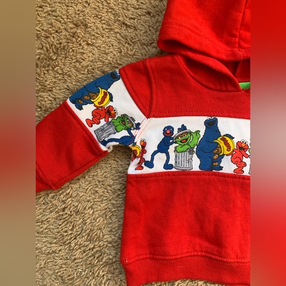 Sesame Street Baby Hoodie 3-6 Months - Picture 4 of 9